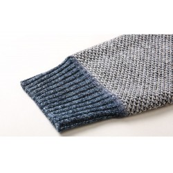 Thick warm sweater - short jacket with zipper - cashmere / wool / fleeceJackets