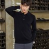 Men's POLO pullover - t-shirt with buttons - cashmereHoodies & Sweatshirt