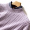 Elegant men's sweater - pure goat cashmere