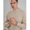 Elegant men's sweater - pure goat cashmere
