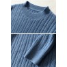 Elegant men's sweater - pure goat cashmere