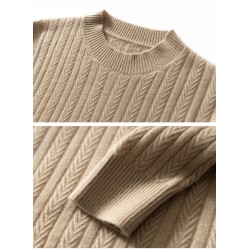 Elegant men's sweater - pure goat cashmere