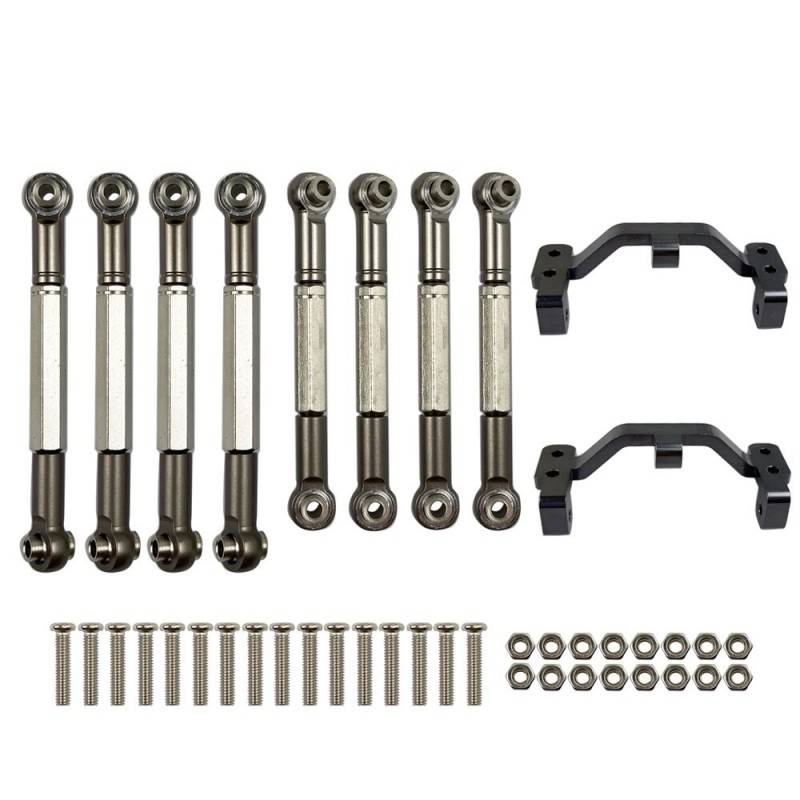 WPL - B1 B-1 B14 B-14 B24 B-24 C14 C24 - 1/16 RC car spare parts - metal pull rod / steering pull rod servo / baseR/C car