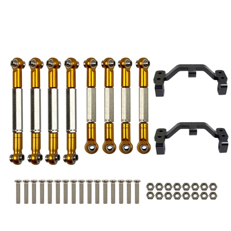 WPL - B1 B-1 B14 B-14 B24 B-24 C14 C24 - 1/16 RC car spare parts - metal pull rod / steering pull rod servo / baseR/C car