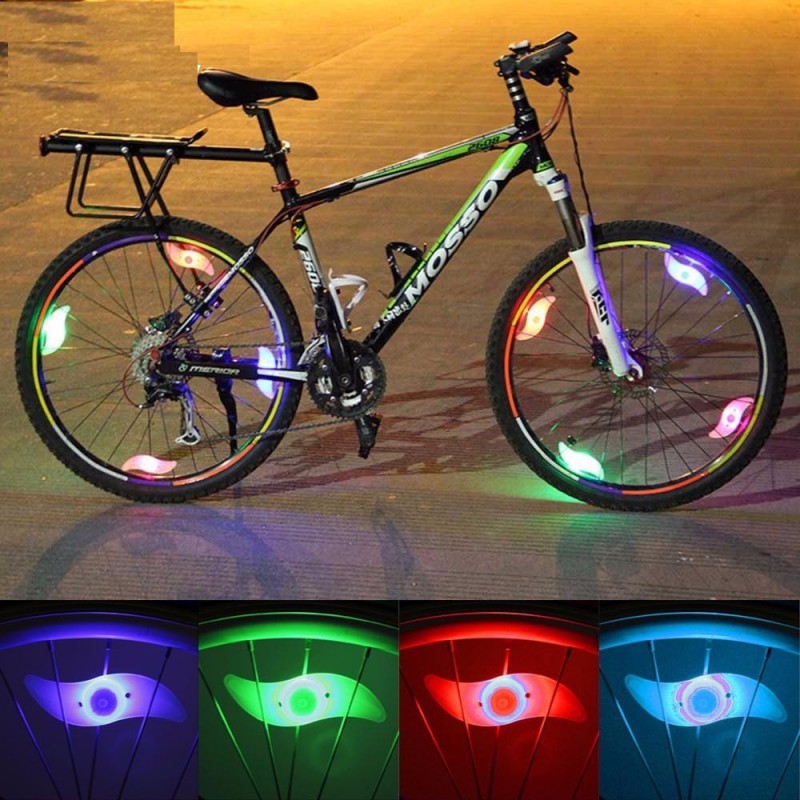 Bicycle wheel spoke light - LED - safety / warning light - waterproof