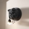 Nordic style - Bulldog's head with bulbs - LED wall lamp