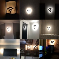 Modern acrylic wall lamp - LED - WiFi design