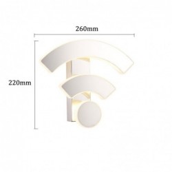 Modern acrylic wall lamp - LED - WiFi design