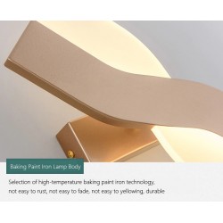 Nordic style modern wall lamp - LED - adjustable - rotatable