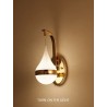Modern LED wall light - sconce - gold ironWall lights