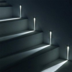 Decorative wall / stairs light - recessed-in - waterproof - LED - 3W