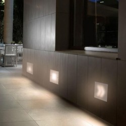 Wall / stairs / outdoor lamp - stainless steel - IP65 waterproof - LED light - 3WWall lights