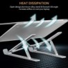 Aluminum laptop / tablet stand - adjustable bracket - non-skid
