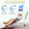 Aluminum laptop / tablet stand - adjustable bracket - non-skid
