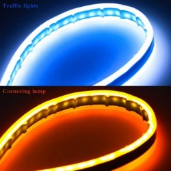 Car LED DRL strip - turn signal / fog lights - flexible - 12V