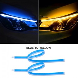 Car LED DRL strip - turn signal / fog lights - flexible - 12V