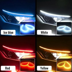 Car LED DRL strip - turn signal / fog lights - flexible - 12V