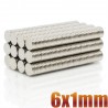 N35 - round neodymium magnet - super strong - 6 * 1mm - 6 * 20mm - 50 piecesN35