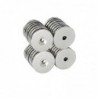 N35 - neodymium magnet - strong round countersunk - 30 * 3mm - with 5mm hole
