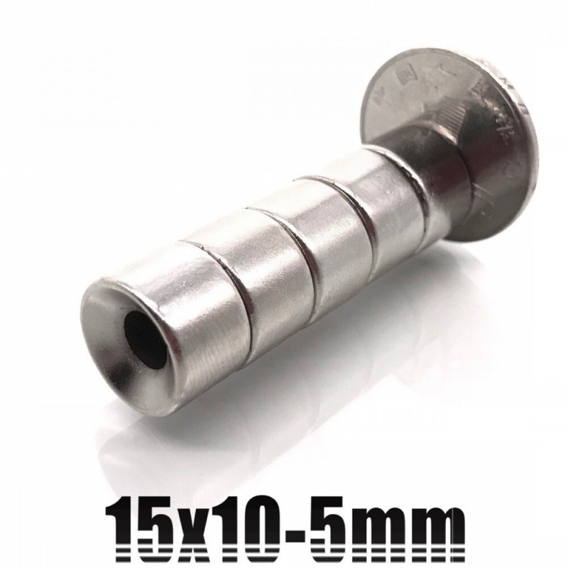 N35 - neodymium magnet - round countersunk disc - 18 * 3mm - with 5mm hole