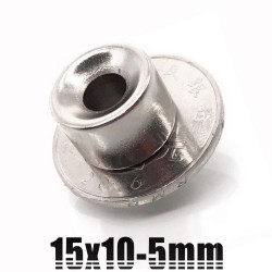 N35 - neodymium magnet - round countersunk disc - 18 * 3mm - with 5mm hole