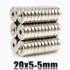 N35 - neodymium magnet - round countersunk disc - 20 * 5mm - with 5mm hole