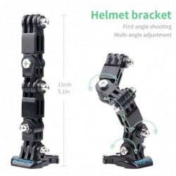 Windproof case - helmet mount - buckle - adapter - pivot arm - for GoPro Hero 9/8/7/6/5 Black