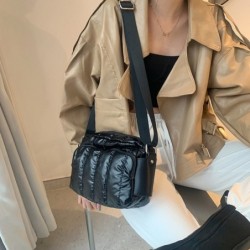 Small shoulder bag - nylon - wide strap