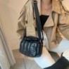 Small shoulder bag - nylon - wide strap