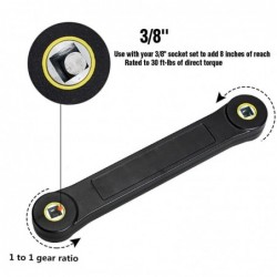 Chave de extensão universal - com 2 adaptadores - 3/8"