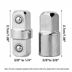Chave de extensão universal - com 2 adaptadores - 3/8"