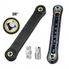 Chave de extensão universal - com 2 adaptadores - 3/8"