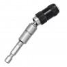 Magnetic screw drill bit - adjustable - pivoting tip holder - 1/4" hex shank - extension - adapter