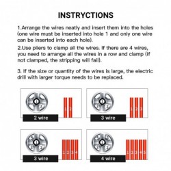 Automatic wire stripper - cable peeling - twisting connectorPliers