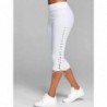 Trendy lace-up leggings - mid calf lengthPants
