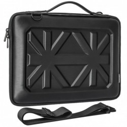Hard shell laptop sleeve - with handle / shoulder strap - 13" / 14" / 15.6" / 17"