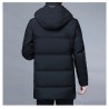 Luxurious warm winter jacket - long parka - with hood - duck downJackets