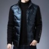 Fashionable short jacket - shiny down winter windbreaker