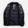Fashionable short jacket - shiny down winter windbreaker