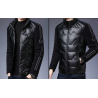 Fashionable short jacket - shiny down winter windbreaker