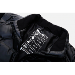 Fashionable short jacket - shiny down winter windbreaker