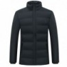 Warm winter jacket - quilted thick windbreakerJackets