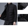 Warm winter jacket - quilted thick windbreakerJackets