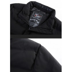 Warm winter jacket - quilted thick windbreakerJackets