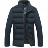 Warm winter jacket - quilted thick windbreakerJackets
