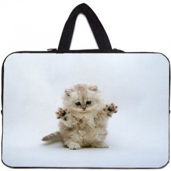 Protective laptop bag - soft cover - with zipper - 10 inch - 17 inch