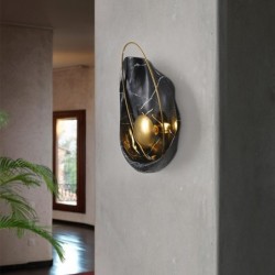 Modern resin wall lamp - LED - shell shape