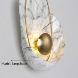 Modern resin wall lamp - LED - shell shape