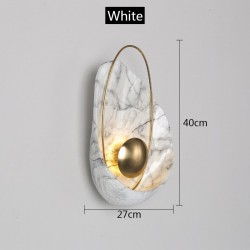 Modern resin wall lamp - LED - shell shape