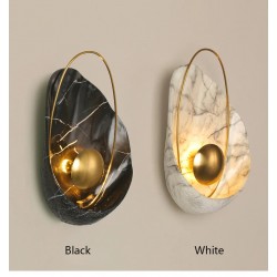 Modern resin wall lamp - LED - shell shape